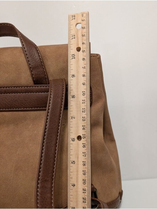 b.o.c. Born Concept Casual Backpack Purse NWOT Tan & Brown Western Style Bag main image 4